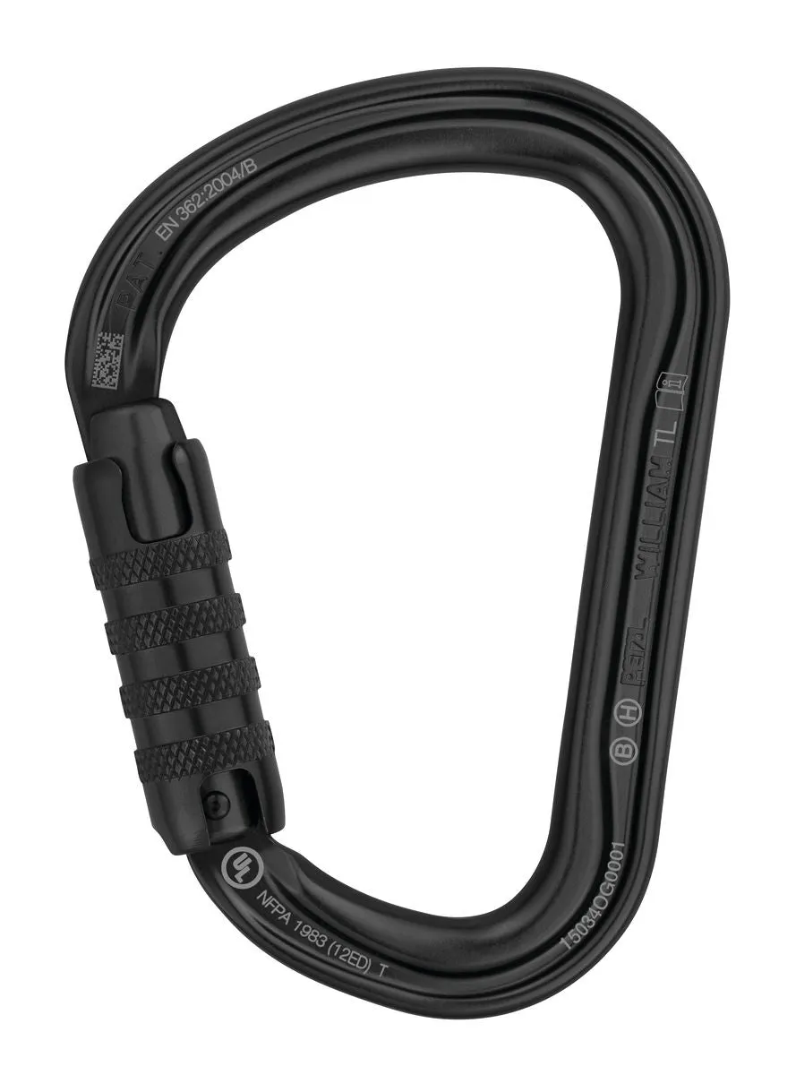 Petzl - WILLIAM - TRIACT-LOCK - Black