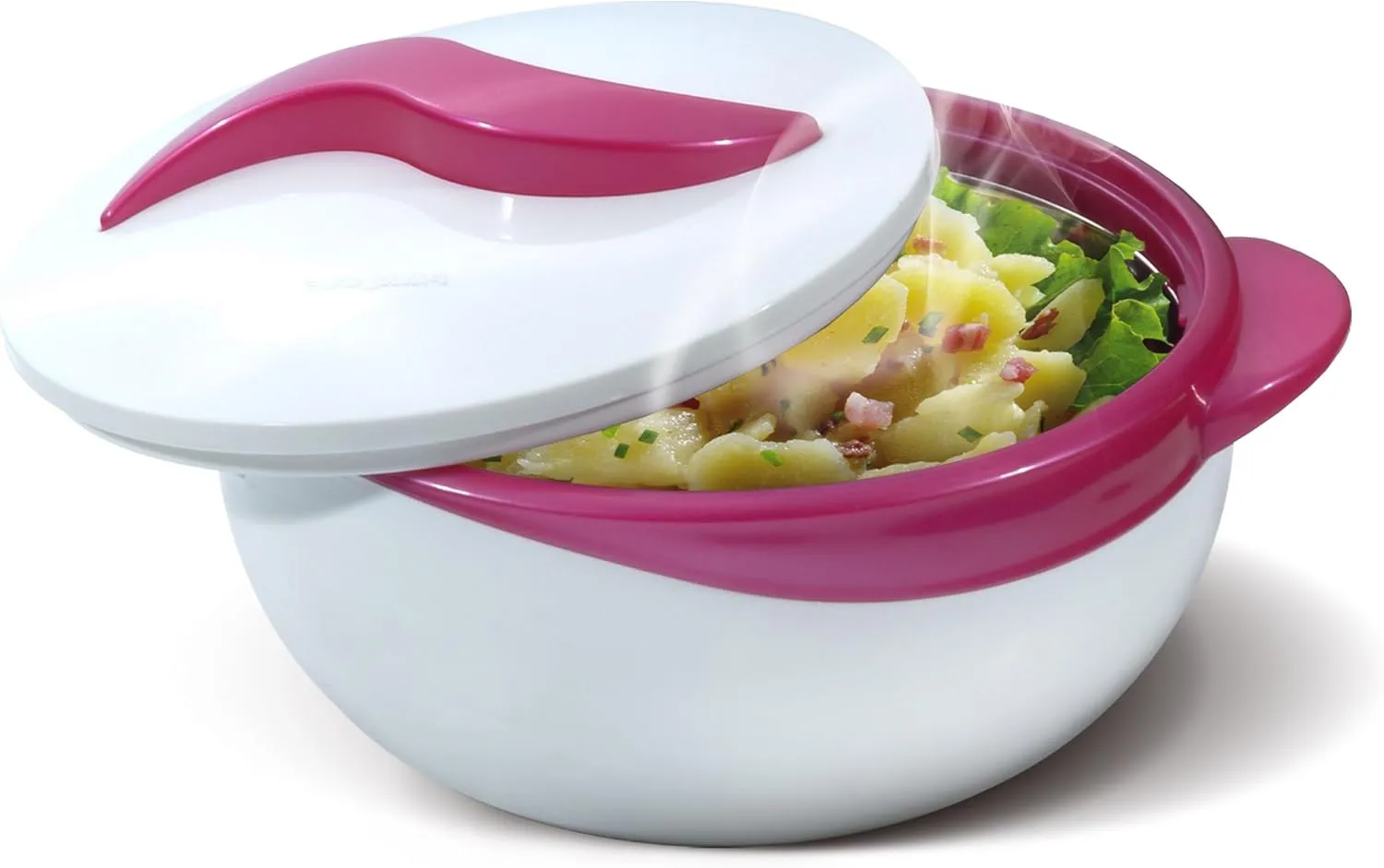 Pinnacle Serving Salad/ Soup Dish Bowl - Thermal Inulated Bowl with Lid - Great Bowl for Holiday, Dinner and Party ~ Set of 3 ~ Purple