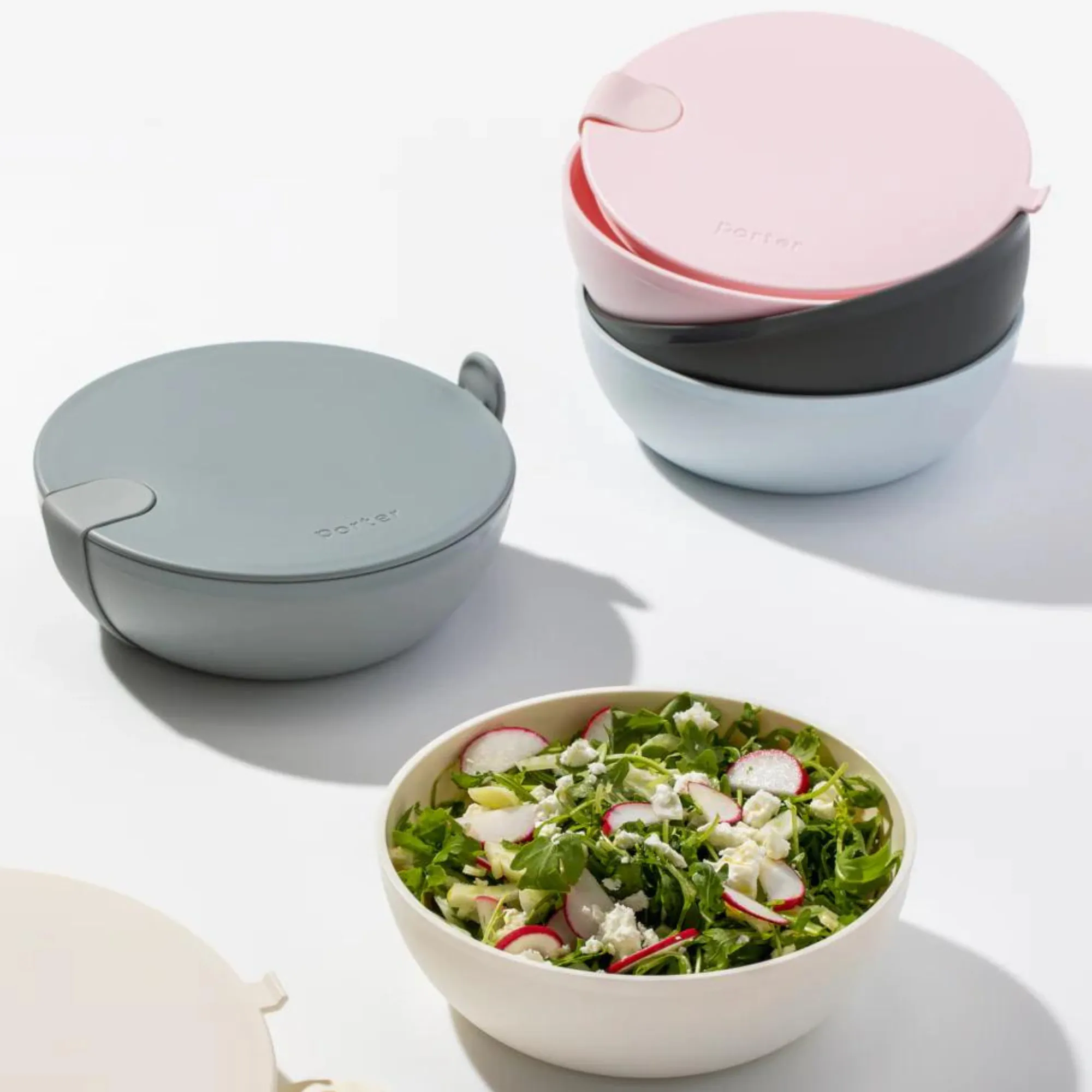 Porter Lunch Bowl Plastic - Blush