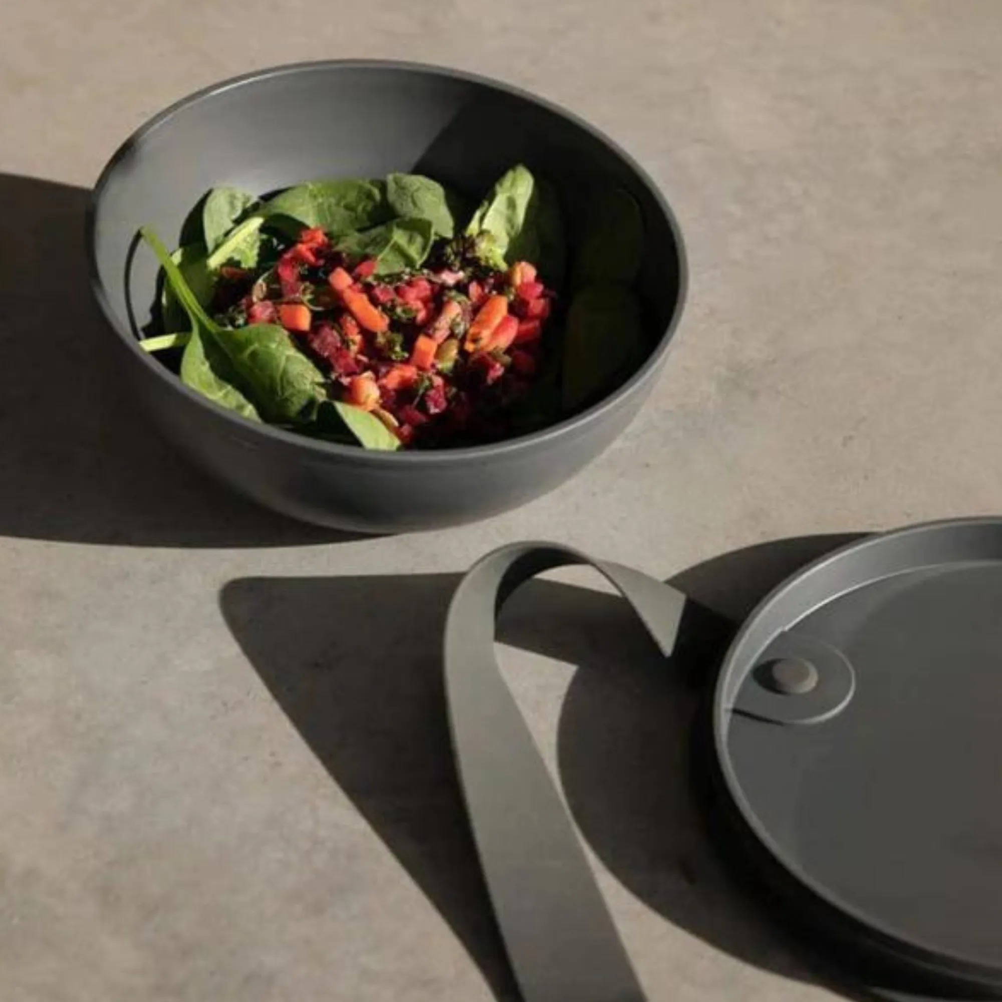 Porter Lunch Bowl Plastic - Charcoal