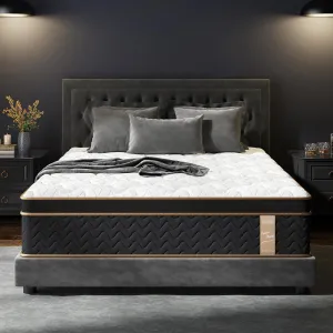 Queen Mattress, 12-Inch Deluxe Hybrid Mattresses, Fiberglass-Free Memory Foam Mattress in a Box, Individual Pocket Spring-Motion Isolation-Medium Firm-Extra Edge Support,365 Nights Trial,CertiPUR-US