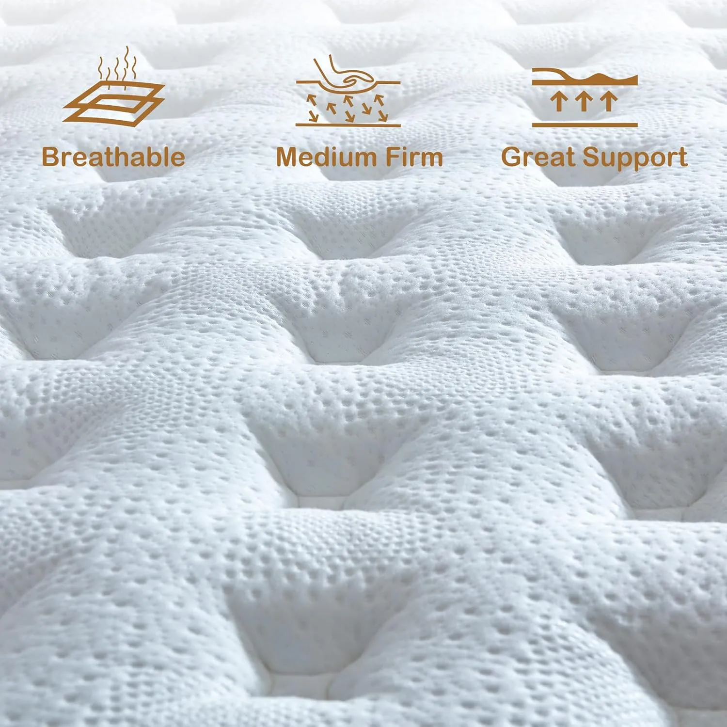 Queen Mattress, 12 Inch Queen Size Mattresses in a Box,Memory Foam Hybrid Mattress,with Individual Pocket Spring for Motion Isolation & Silent Sleep, Pressure Relief,Plush Firmness.