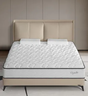 Queen Mattresses,12 Inch Queen Size Mattress in a Box,Memory Foam Hybrid White Mattress with Provide Support and Improve Sleep Mattresses,Medium Firm,CertiPUR-US.