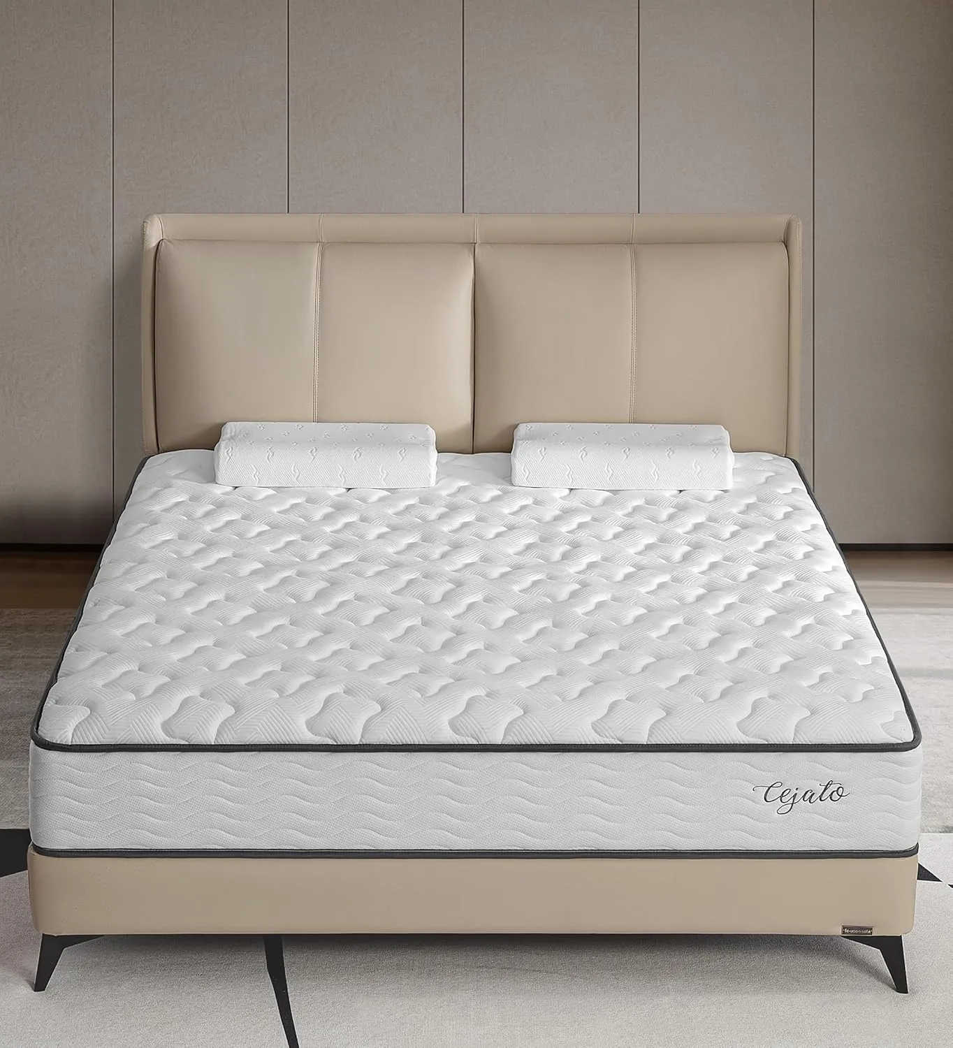 Queen Mattresses,12 Inch Queen Size Mattress in a Box,Memory Foam Hybrid White Mattress with Provide Support and Improve Sleep Mattresses,Medium Firm,CertiPUR-US.