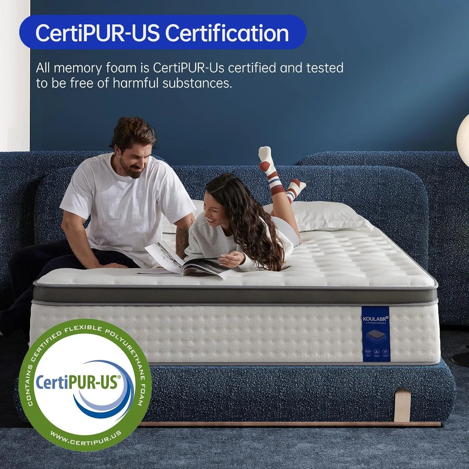 Queen Size Mattress, 12 Inch Hybrid Mattress in a Box, Gel Memory Foam, Individually Wrapped Pocket Coils Innerspring, Pressure Relief, Medium Firm (12 INCH, Queen (New))