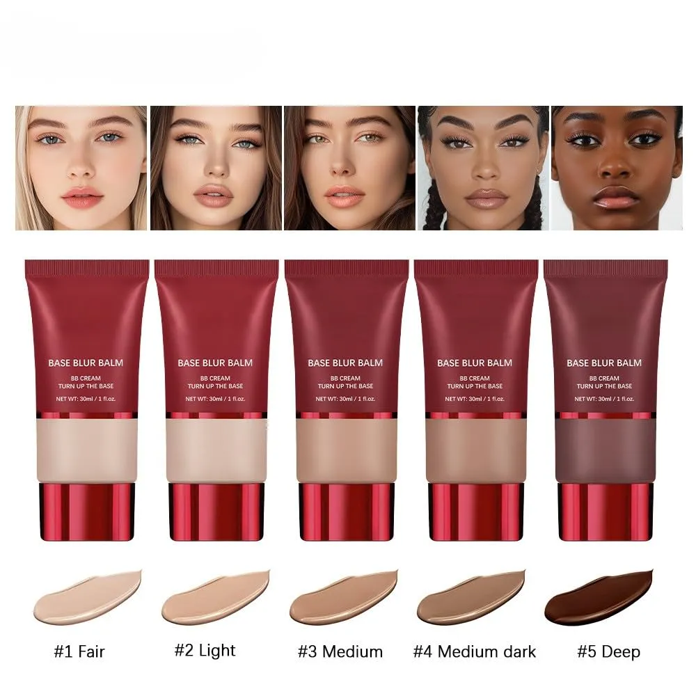 "Invisible Skin Filter" –Soft-Focus Matte Foundation & Lightweight, Breathable & Skin-Like Finish, Non-Caking, For Oily/Combination Skin (#1)