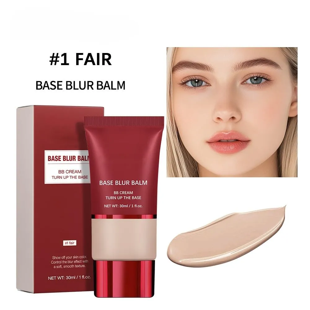 "Invisible Skin Filter" –Soft-Focus Matte Foundation & Lightweight, Breathable & Skin-Like Finish, Non-Caking, For Oily/Combination Skin (#1)