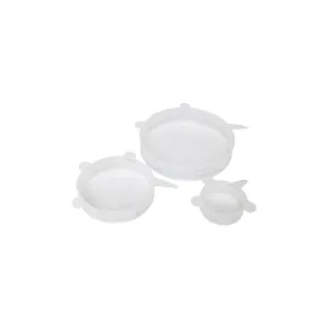 Reuseable Silicone Bowl Cover Set Of 3