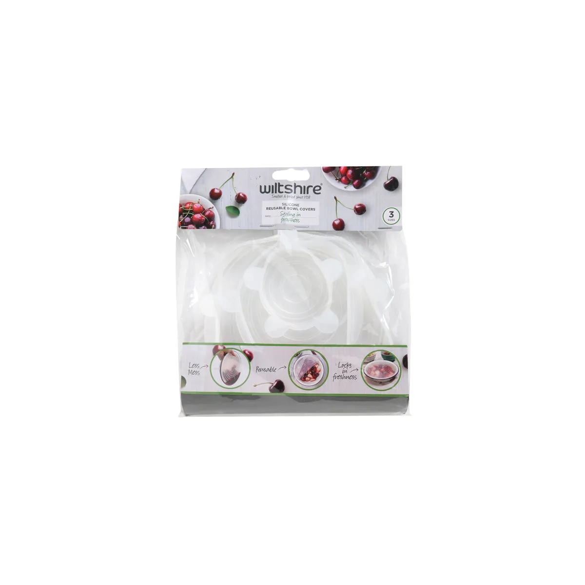 Reuseable Silicone Bowl Cover Set Of 3