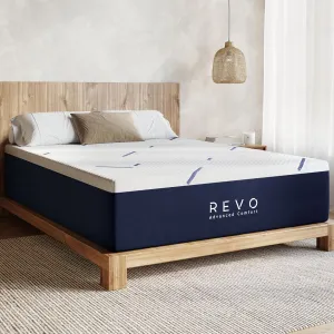 REVO Sleep 14-inch Full Gel Memory Foam Mattress - Cooling Full Size Mattress with Superior Comfort and Posture Support