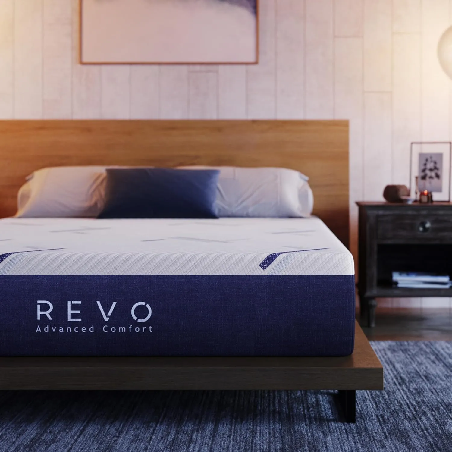 Revo Sleep 14-inch Queen Gel Memory Foam Mattress - Cooling Queen Mattress with Superior Comfort and Posture Support