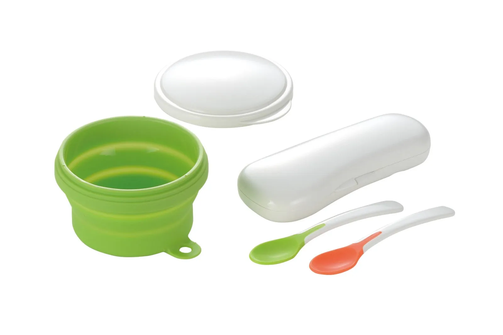 Richell Collapsible Bowl with Spoons