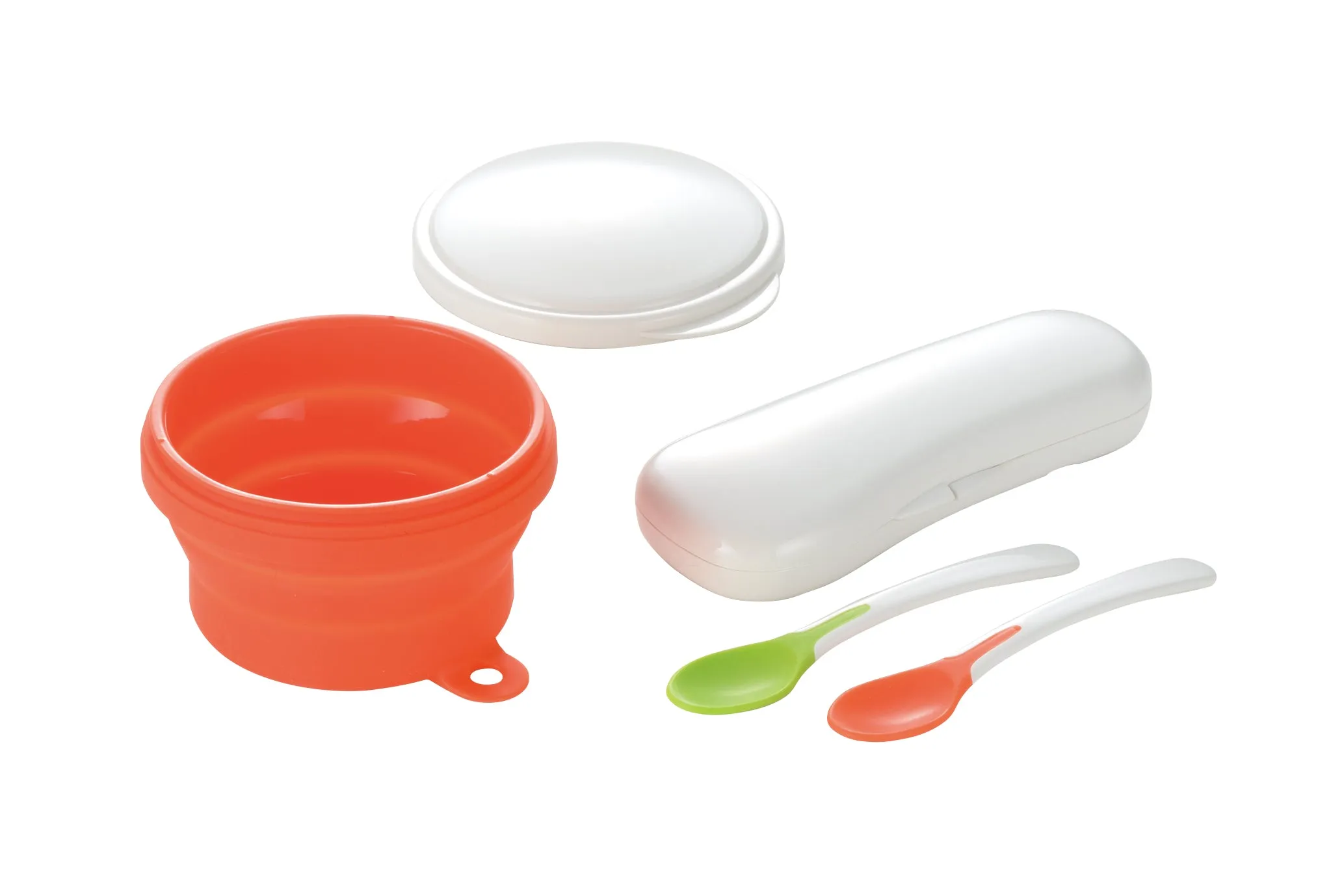 Richell Collapsible Bowl with Spoons