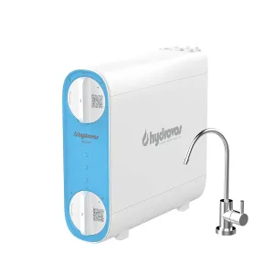 RO1400 Compact Reverse Osmosis System, NSF 372 Certified No Lead, Reduces TDS, Fluoride, PFAS, Efficient 2:1 Pure to Drain, 400GPD Under Sink Tankless RO for Home Drinking Water, USA Tech Support