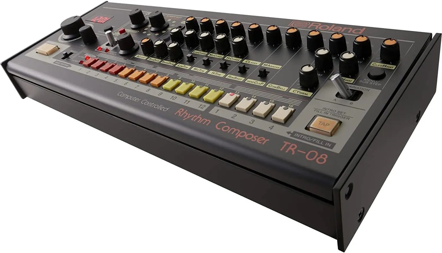 Roland TR-08 Rhythm Composer Bundle with MIDI Cable and Austin Bazaar Polishing Cloth