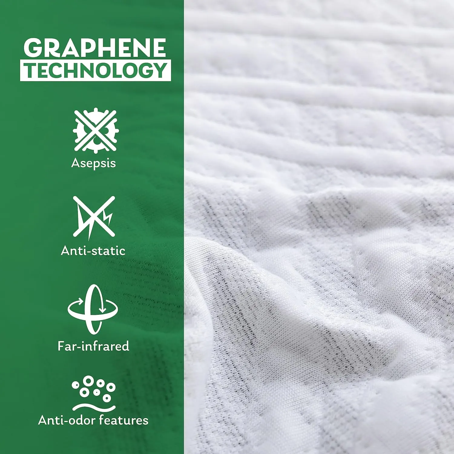 RV Mattress Short Queen, 10 Inch Memory Foam Camper Mattress Bed in a Box Designed & Assembled in The USA, CertiPUR-US Certified, 75"×60"×10", White