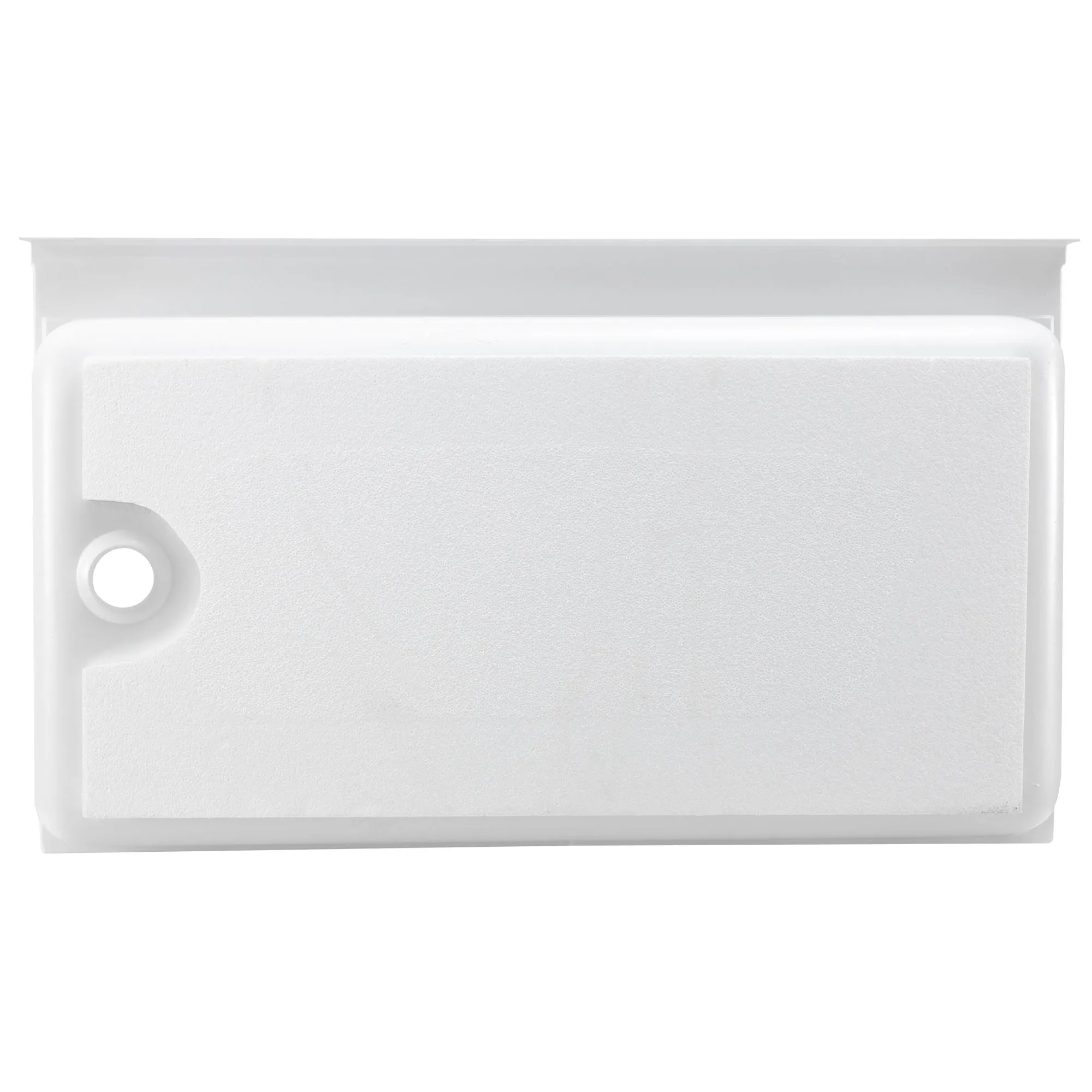 RV Shower Pan 40" x 24" x 5" Left Drain | White