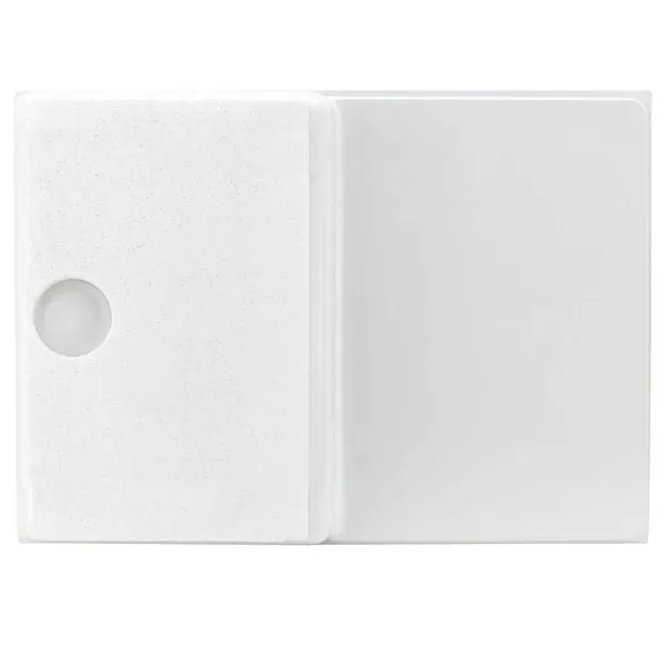 RV Toilet Mount Shower Pan Combo 32" x 23" Left Drain | White