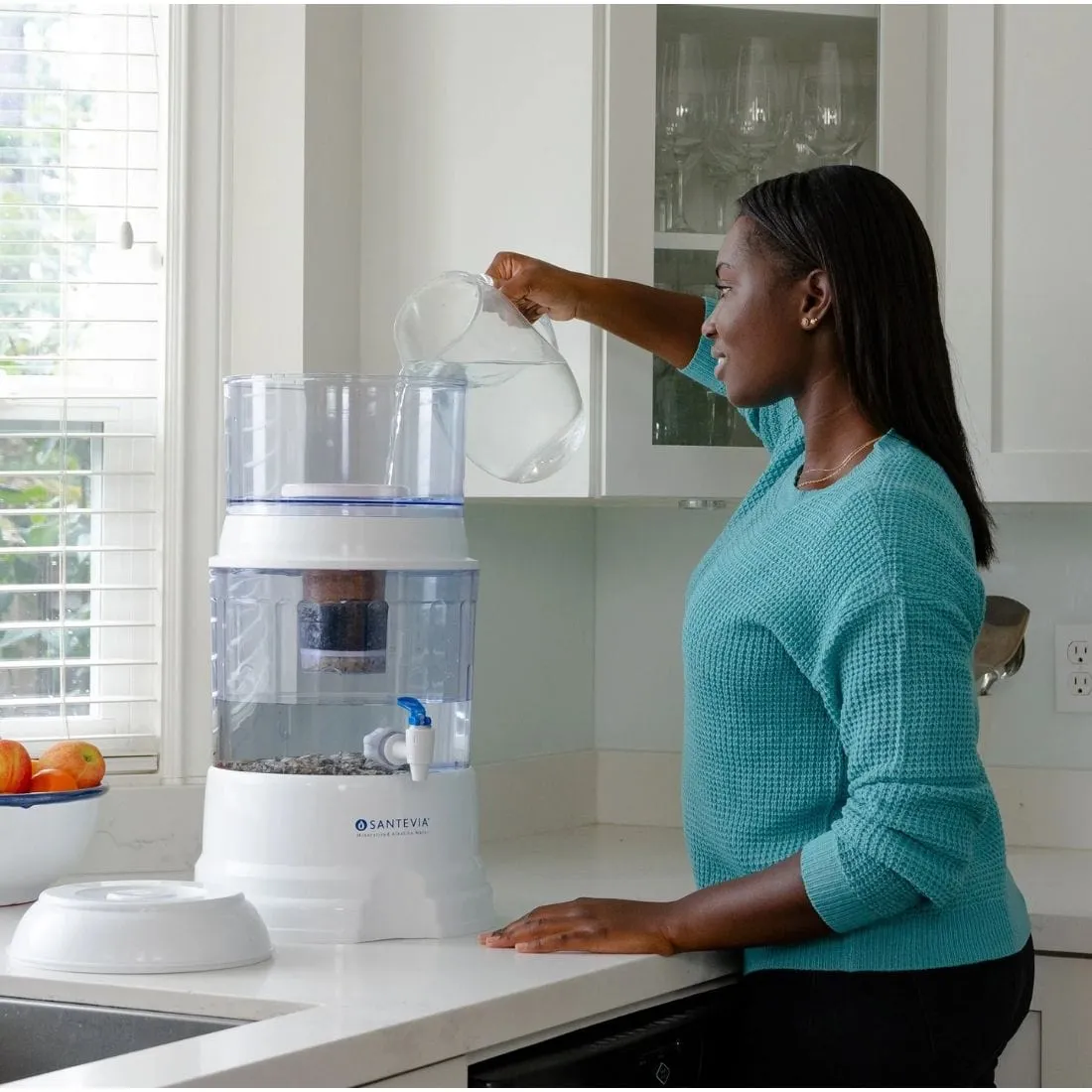 Santevia Gravity Water System - Countertop Model, 15L