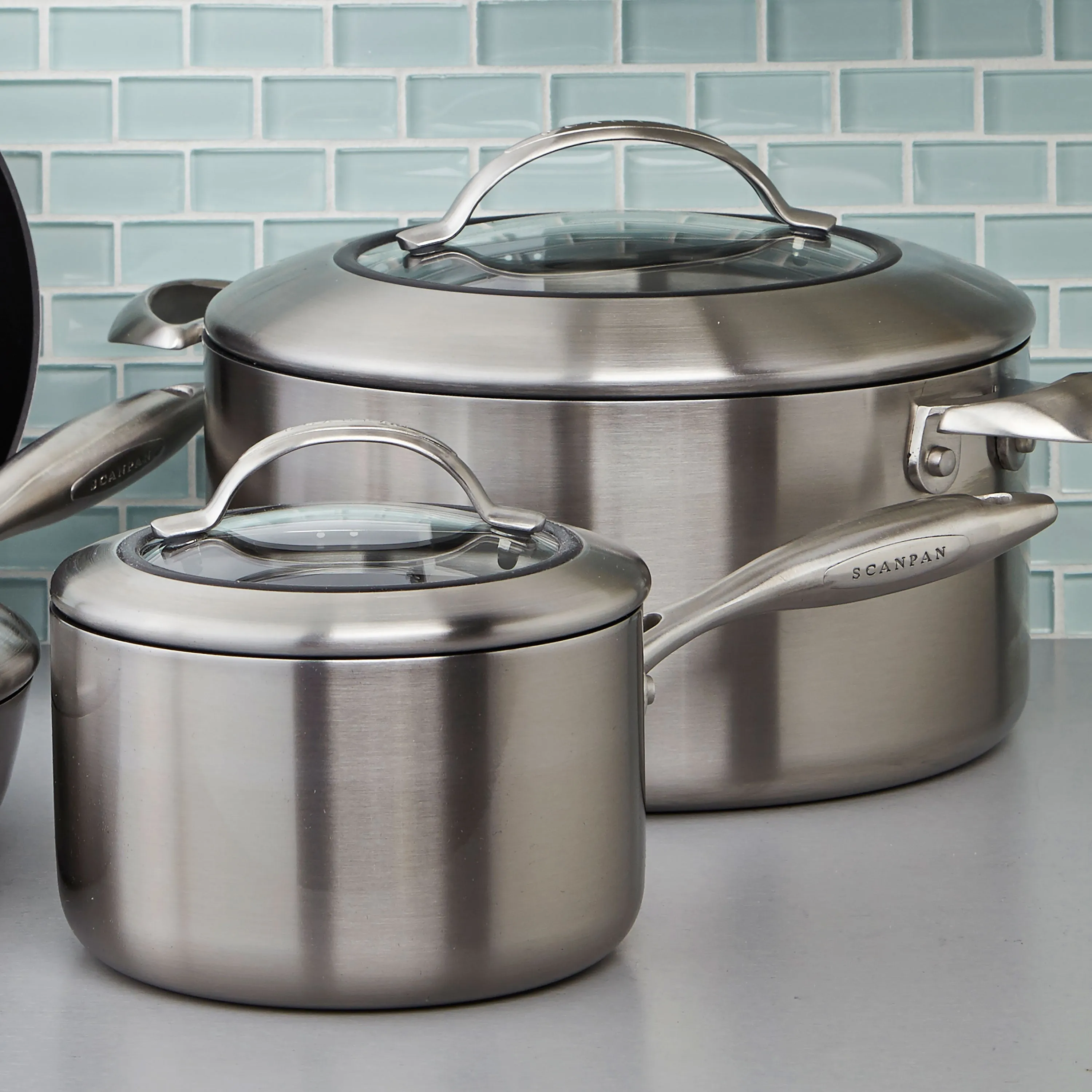 Scanpan CTX 14 Piece Stainless Steel Nonstick Cookware Set
