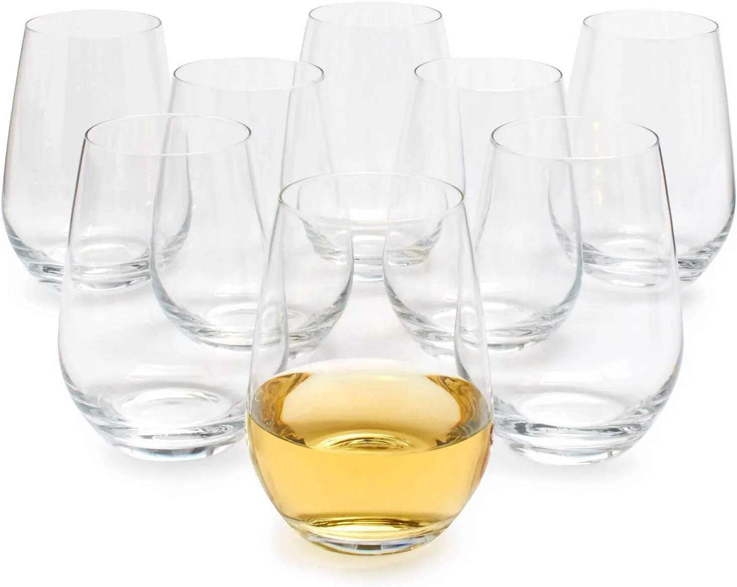 Schott Zwiesel Forte Stemless Wine Glasses, Set of 8, Clear