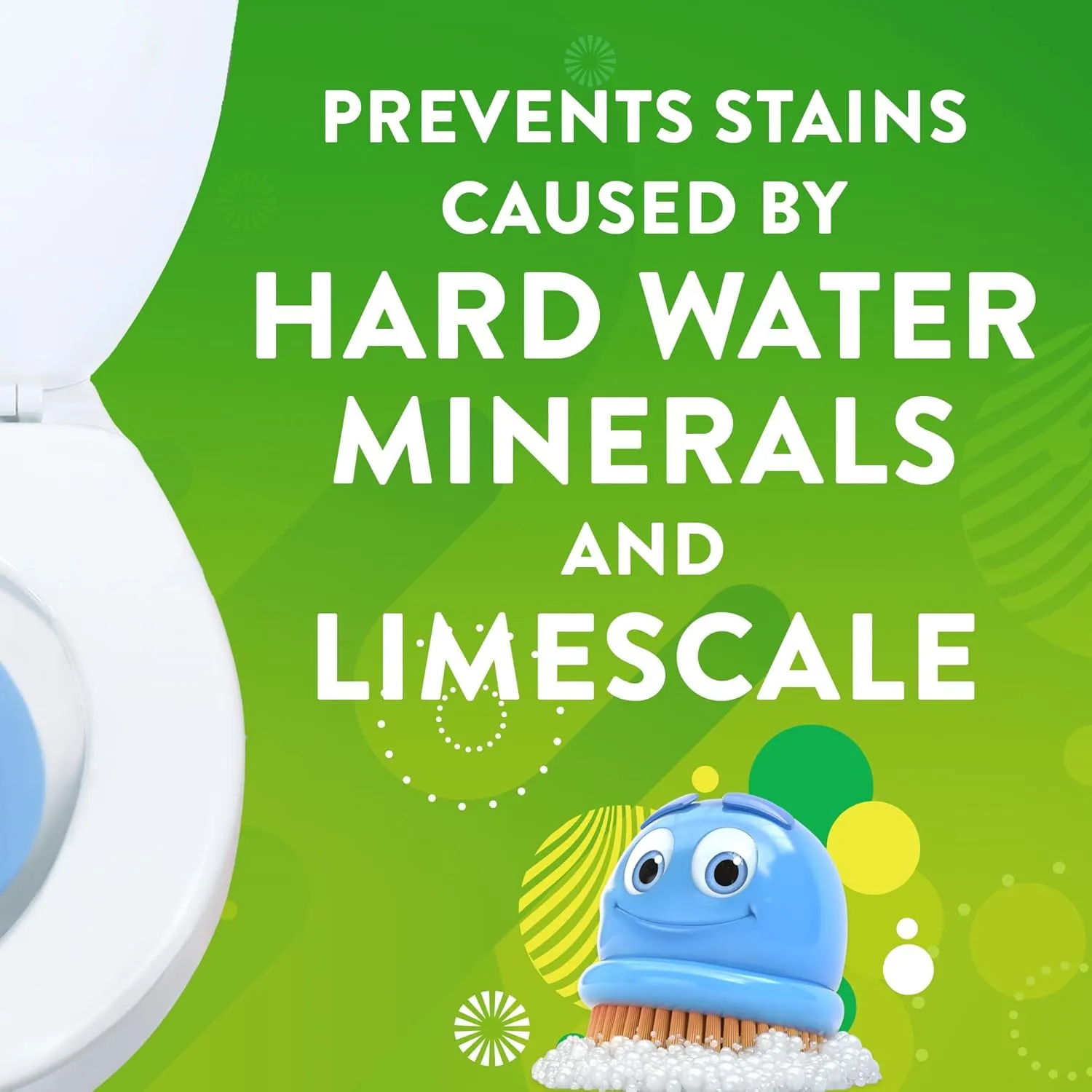 Scrubbing Bubbles Toilet Bowl Tablets, Continuous Clean Toilet Drop In Discs, Each Tablet Provides 4 Weeks of Protection Against Stains and Build Up, 5 Count (Pack of 3)