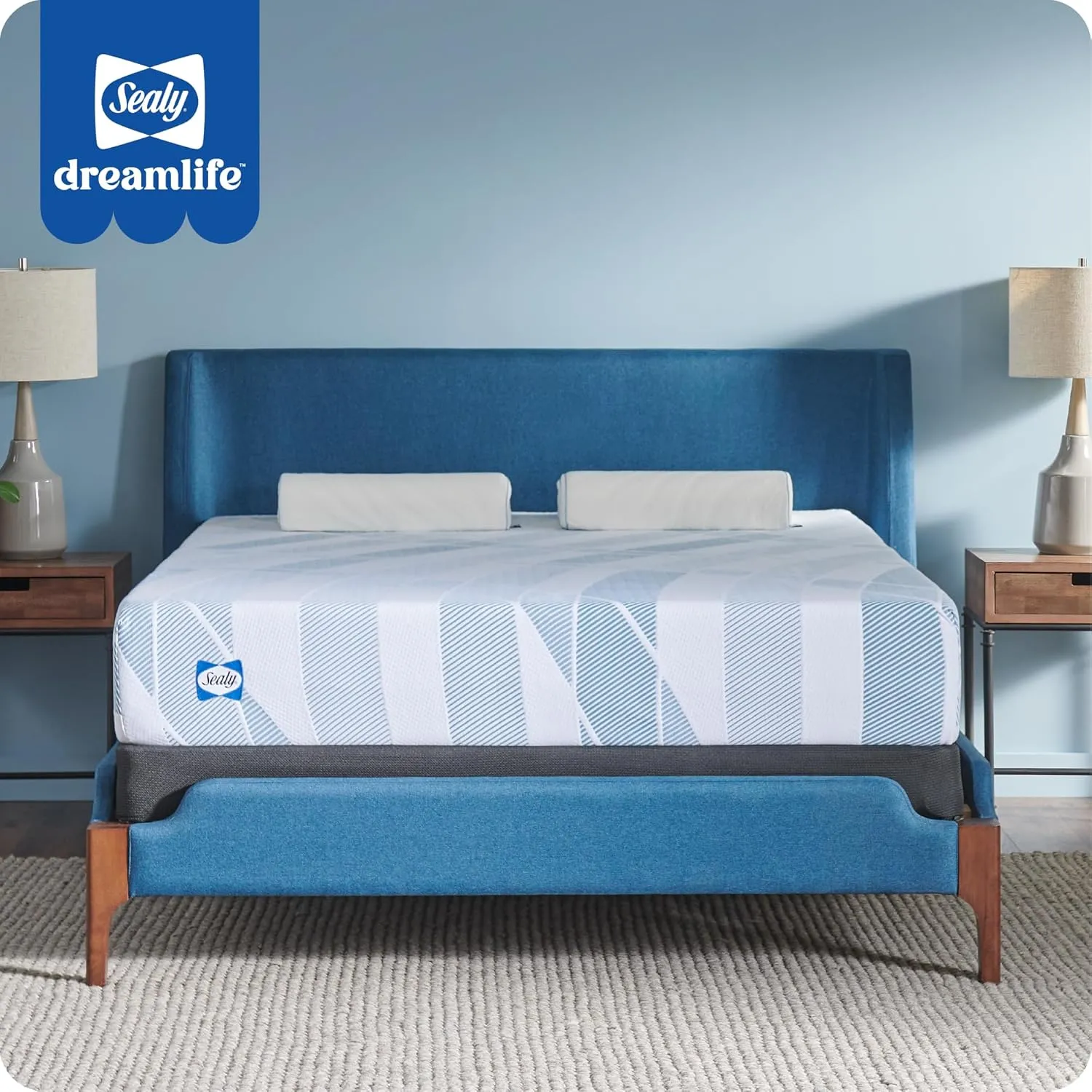 Sealy Dreamlife 10” Foam Mattress-in-a-Box, Full, SealyComfort Gel Memory Foam, Surface-Guard Technology, 10 Year Limited Warranty, Made in The USA