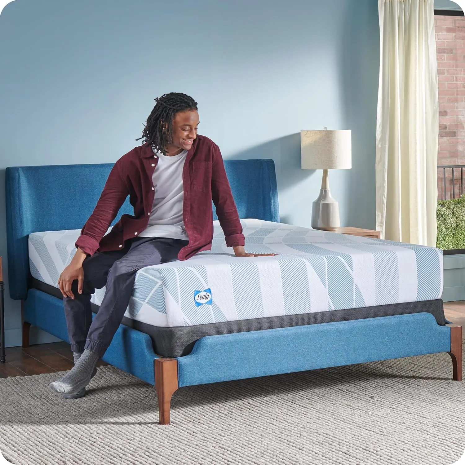 Sealy Dreamlife 10” Foam Mattress-in-a-Box, Full, SealyComfort Gel Memory Foam, Surface-Guard Technology, 10 Year Limited Warranty, Made in The USA