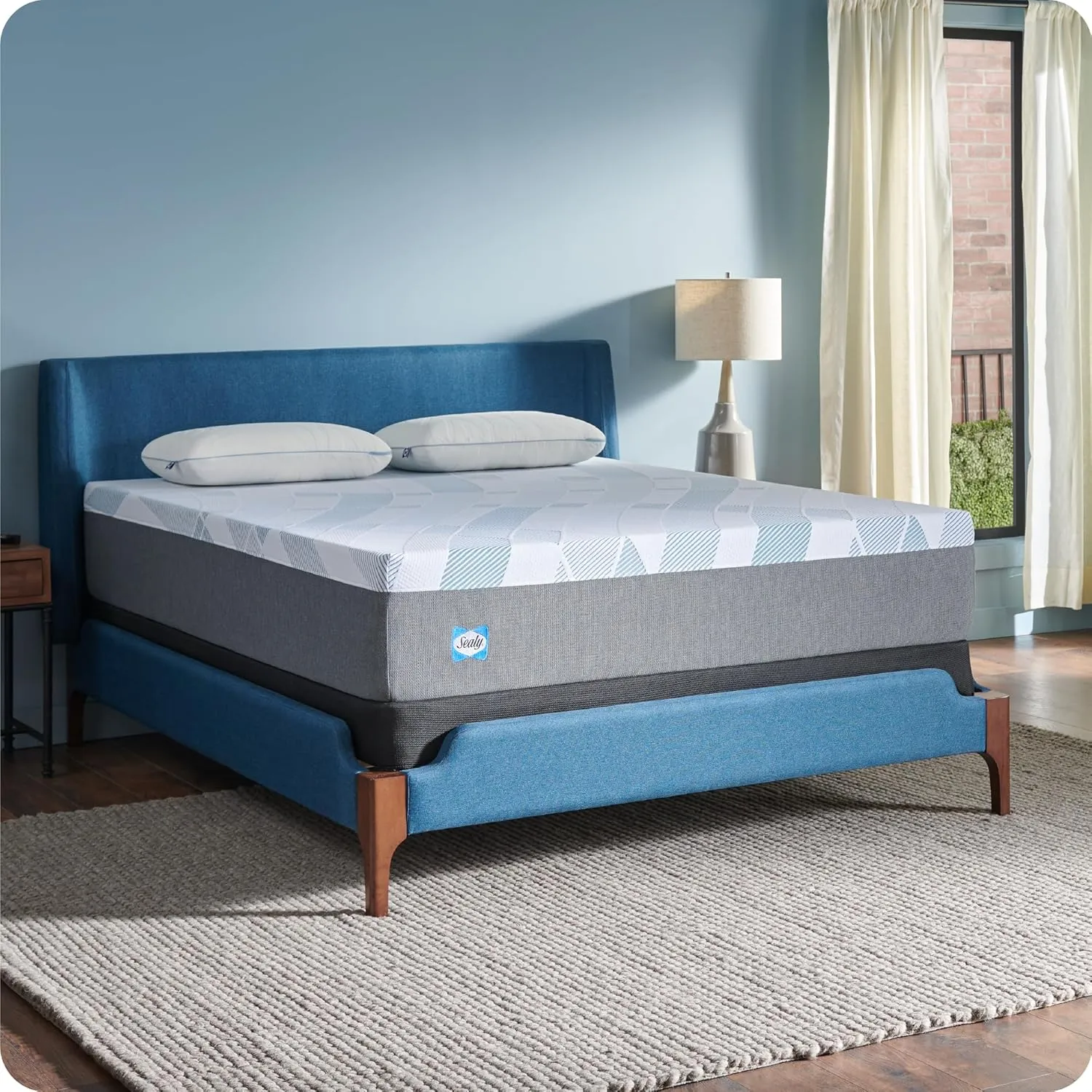 Sealy Dreamlife 12” Hybrid Mattress-in-a-Box, Queen, SealyComfort Gel Memory Foam, SealyResponsive Encased Coils, Surface-Guard Technology