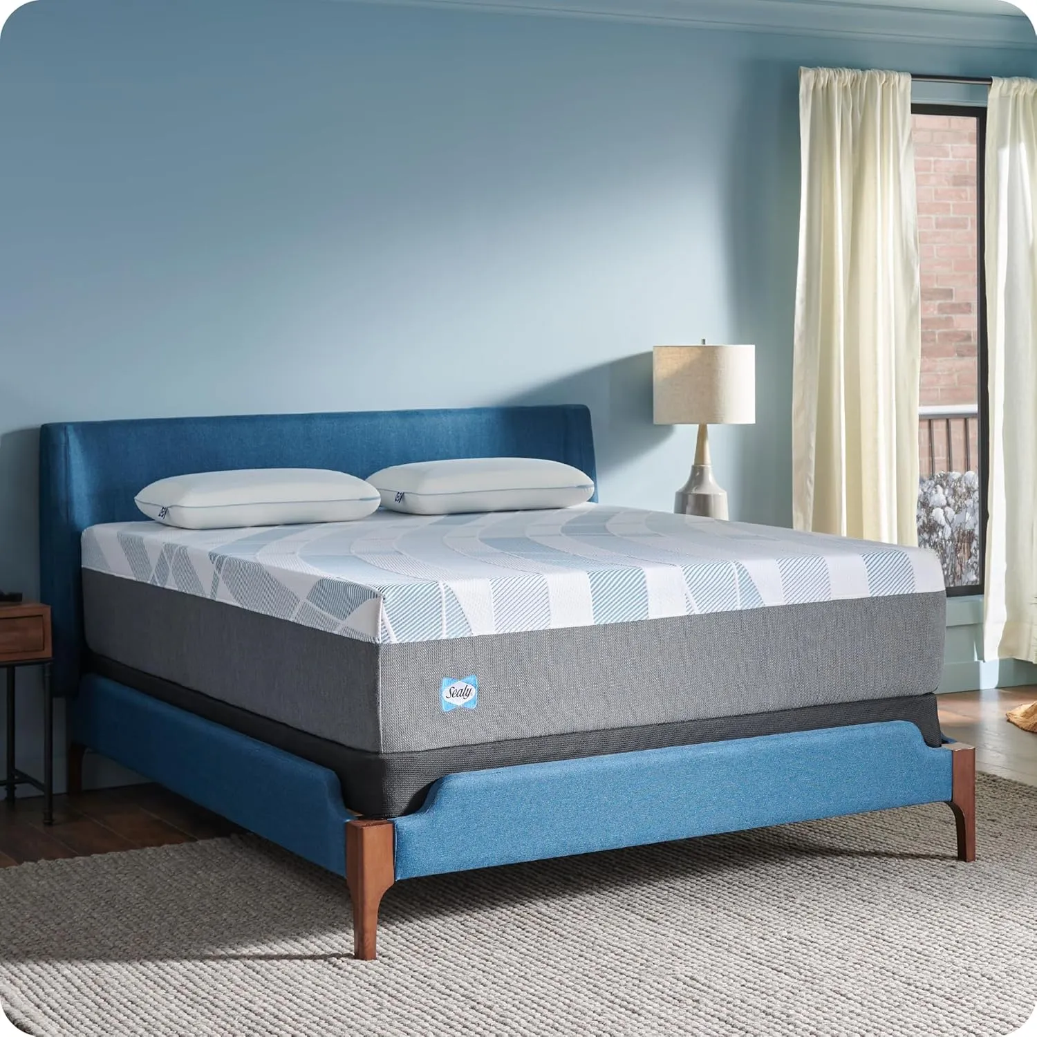 Sealy Dreamlife 14” Hybrid Mattress-in-a-Box, King, SealyComfort Gel Memory Foam, SealyResponsive Encased Coils, Machine Washable Cover