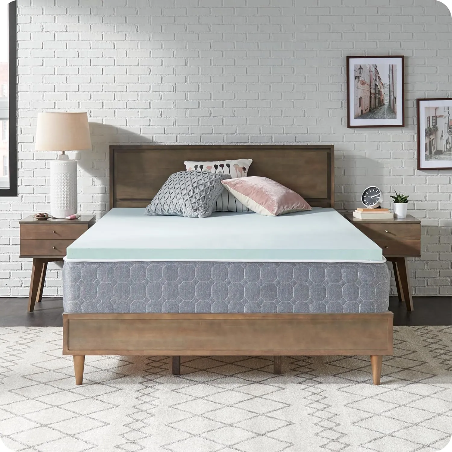 Sealy Dreamlife 1.5” Gel Memory Foam Twin XL Mattress Topper with SealyComfort Gel Foam, 1 Year Limited Warranty, Made in The USA