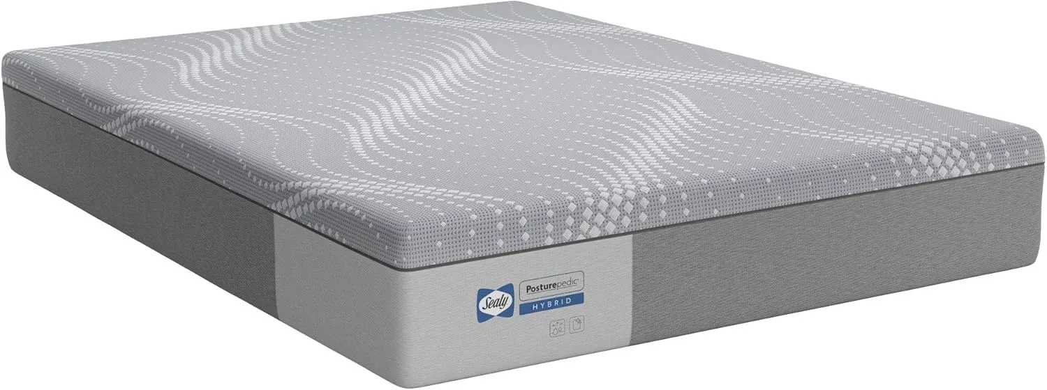 Sealy Posturepedic Hybrid Paterson Medium Feel Mattress, King, White