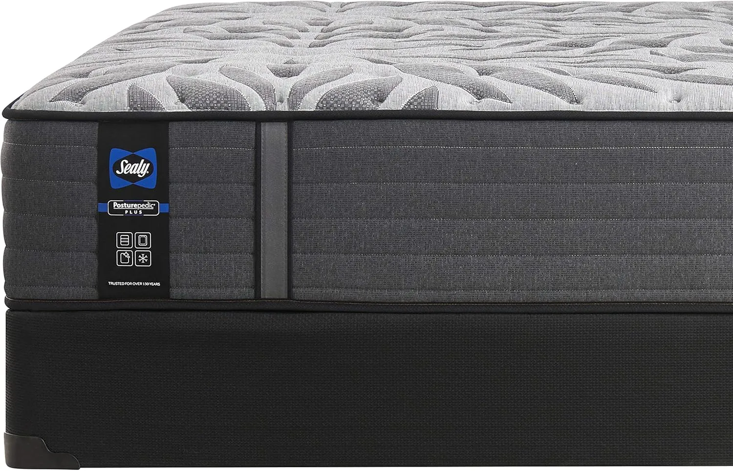 Sealy Posturepedic Plus 12" Tight Top Mattress with Cooling Gel Foam, Ultra-Firm Memory Foam Mattress with Targeted Body Support, California King