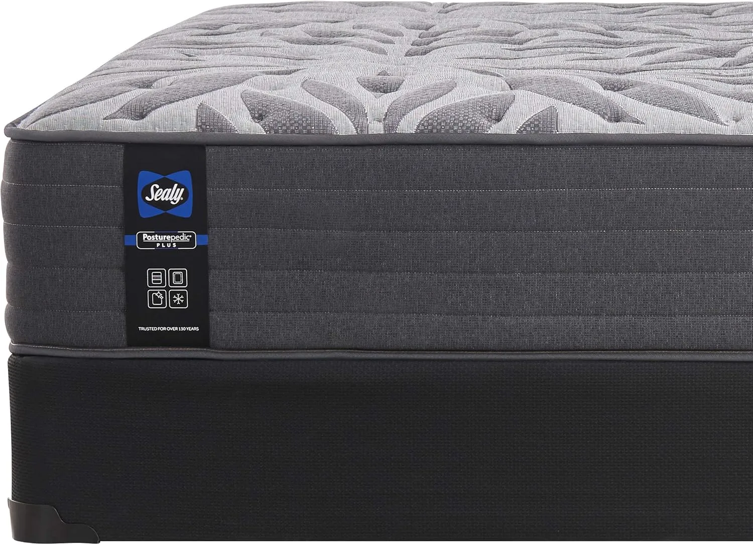 Sealy Posturepedic Plus, Tight Top 13-Inch Plush Soft Mattress with Surface-Guard-Full, Grey
