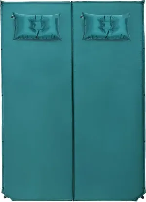 Self-Inflating Pads Double Self-Filling Mattress Bed with Pillow Outdoor Inflatable Mattress Suitable for Camping Picnic Tent, Travel, Park, Indoor Office Air Mattress