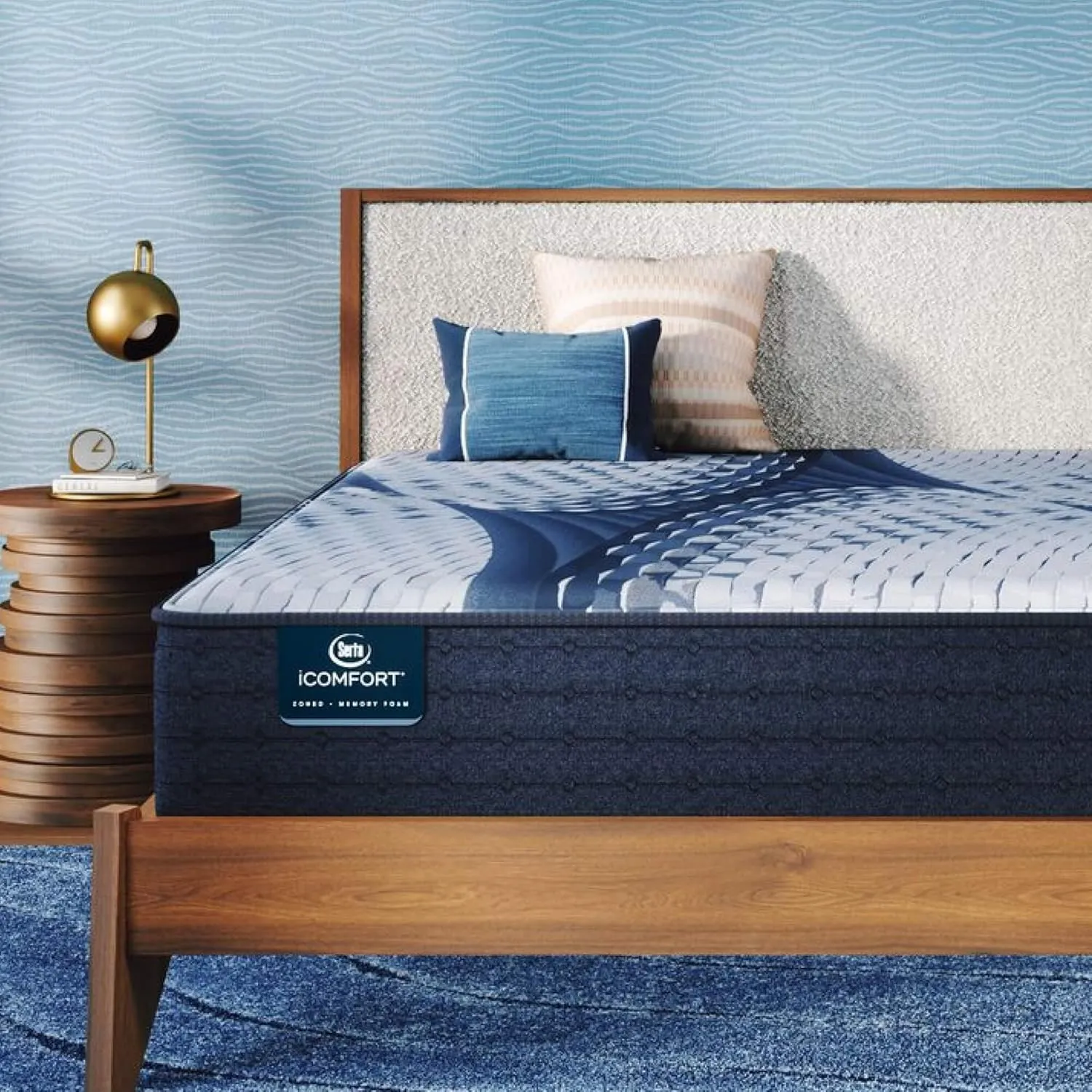 Serta iComfort - Aveda 12" Medium King Memory Foam Mattress - Pressure-Relieving, Cooling, and Supportive for a Restorative Sleep - 100 Night Trial, CertiPUR-US Certified
