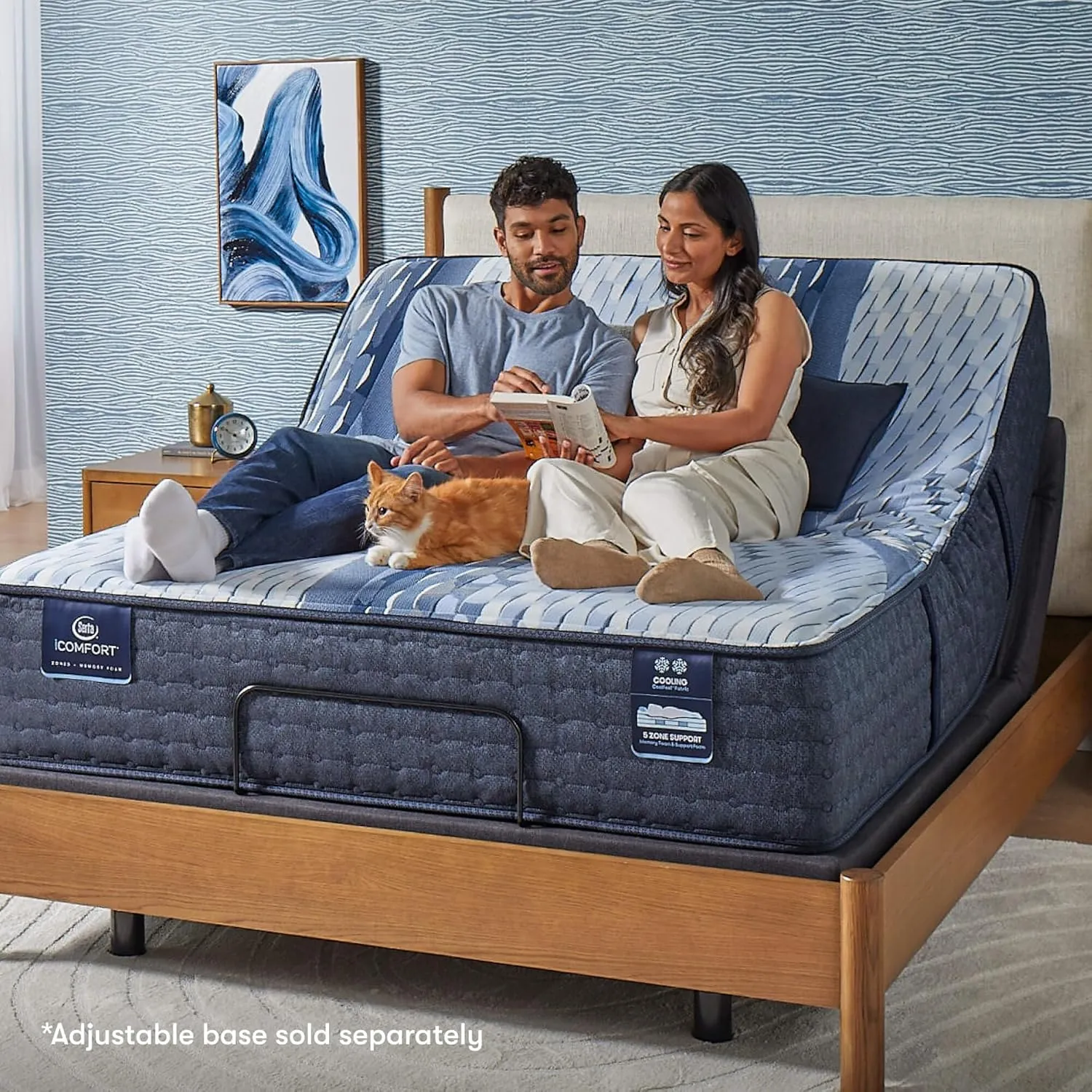 Serta iComfort - Elana 11.5" Firm Queen Memory Foam Mattress - Pressure-Relieving, Cooling, and Supportive for a Restorative Sleep - 100 Night Trial, CertiPUR-US Certified