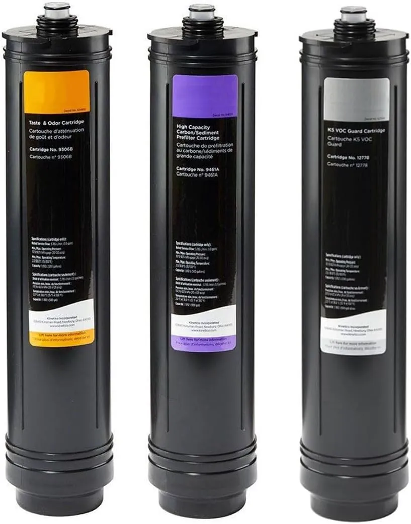 Set of 3 filters. (Part No. 9461 Purple, 9306 Orange & 12778 Silver)