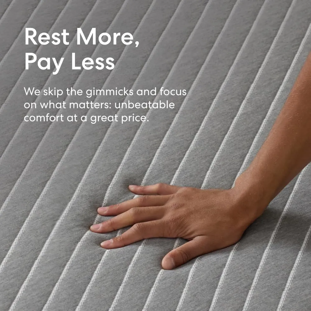 Siena 10” Full Gel Memory Foam Mattress - Medium Firm - 180 Night Trial - Premium Pressure-Relieving Layers - 10 Year Warranty - Mattress in a Box - CertiPUR-US Certified