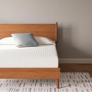 Signature Design by Ashley California King Size Chime 10 Inch Medium Firm Memory Foam Mattress with Green Tea & Charcoal Gel for Pressure Relief