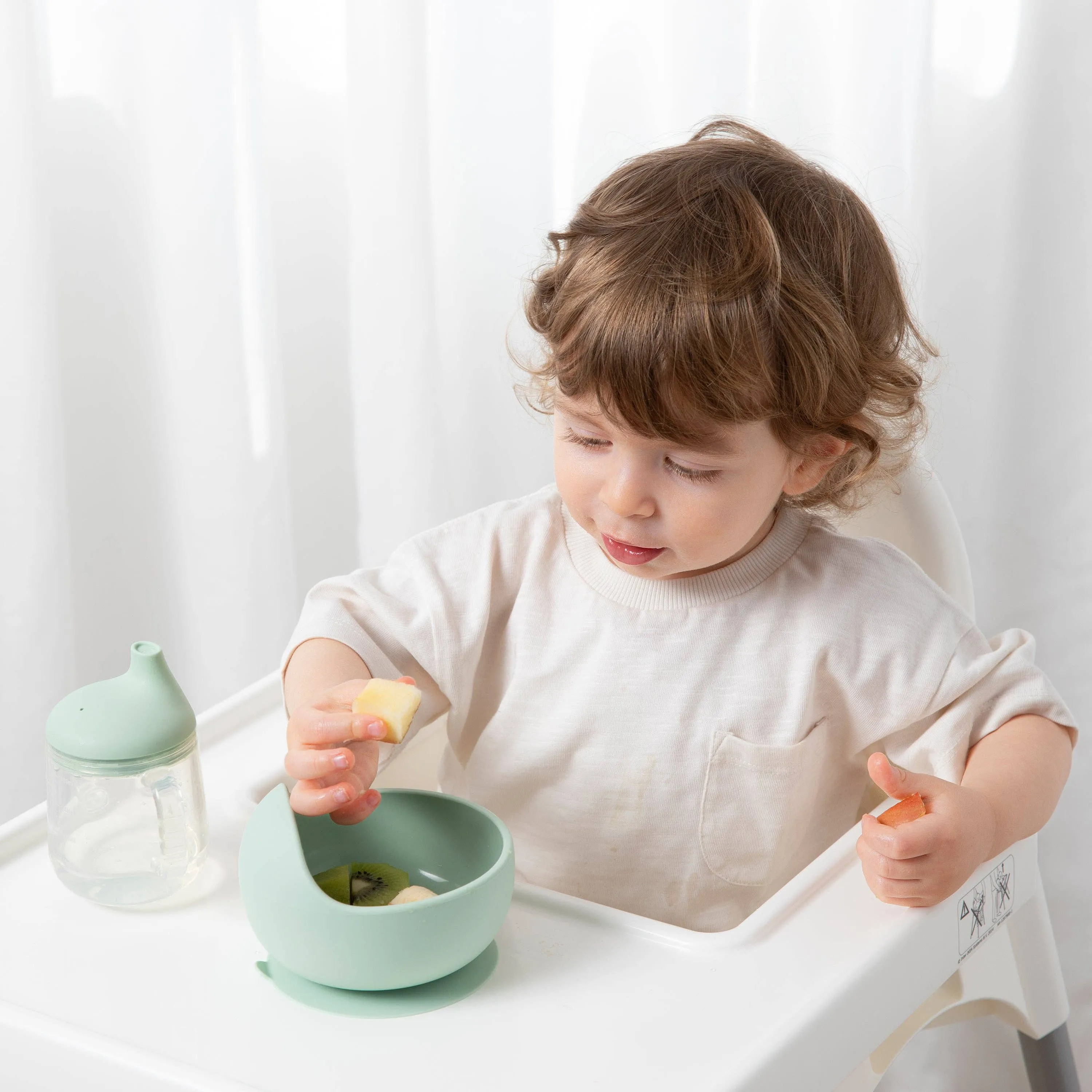 Silicone Bowl- Light Sage
