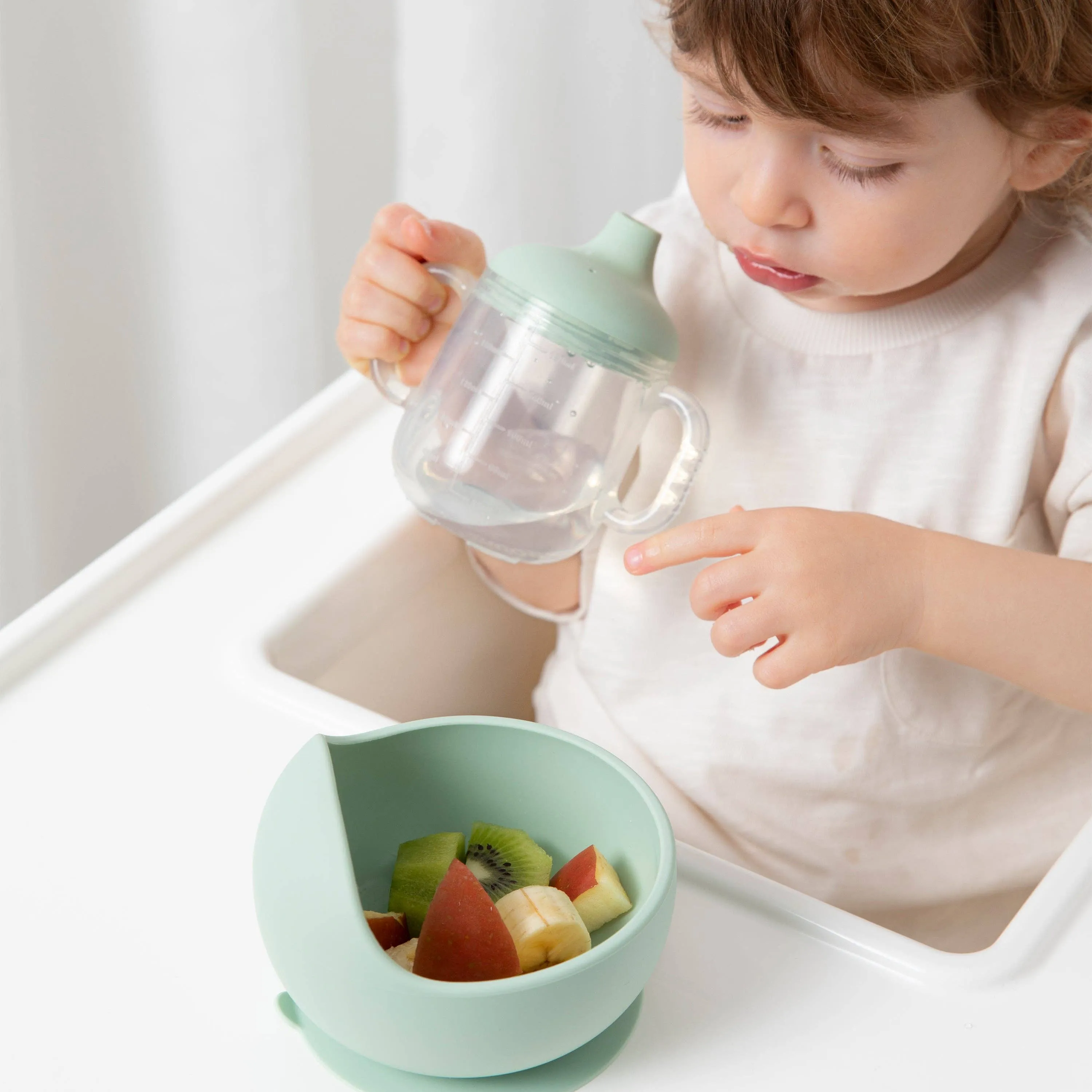 Silicone Bowl- Light Sage