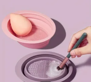 Silicone Collapsible Makeup Brush Bowl