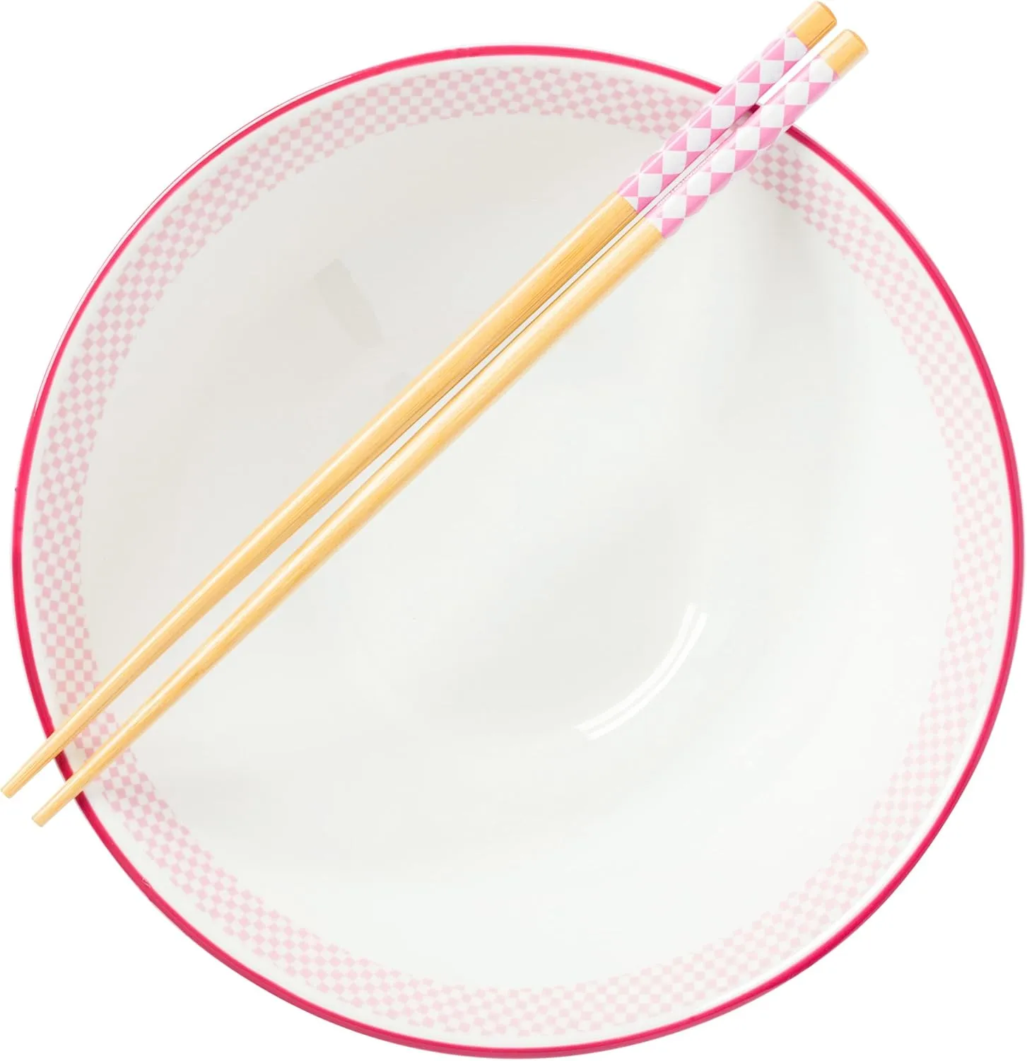 Silver Buffalo Bratz Featuring Cloe, Yasmin, Jade, and Sasha Ceramic Ramen Noodle Rice Bowl with Chopsticks, Microwave Safe, 30 Ounces