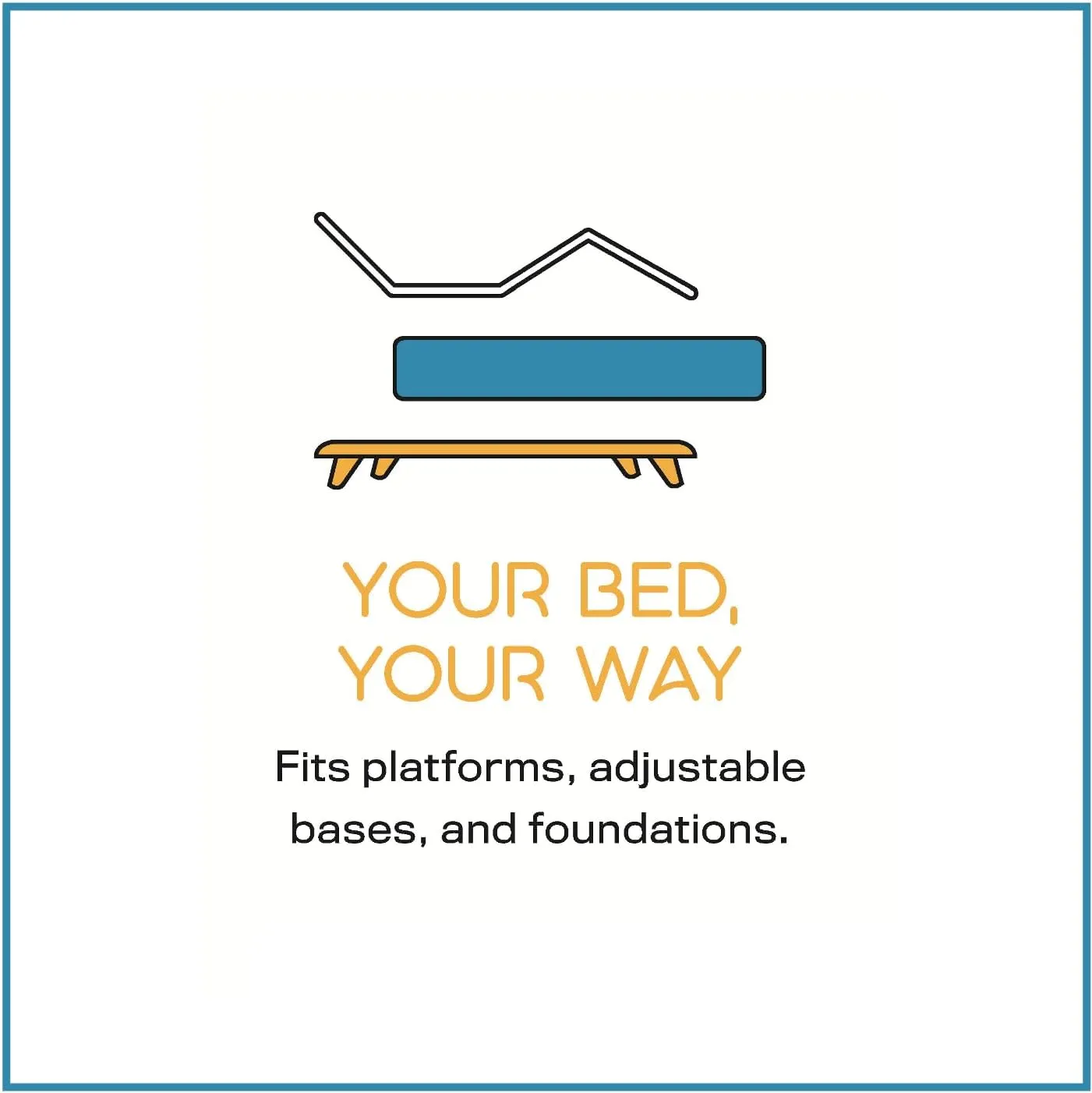 Simmons Blue Dream Gel Memory Foam Queen Mattress - 10 Inch Medium Firmness Bed in a Box - CertiPUR-US Certified - Pressure Relief & Motion Separation - US Made