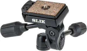 Slik SH-704E Compact All-Metal 3-Way Pan Head with Quick Release