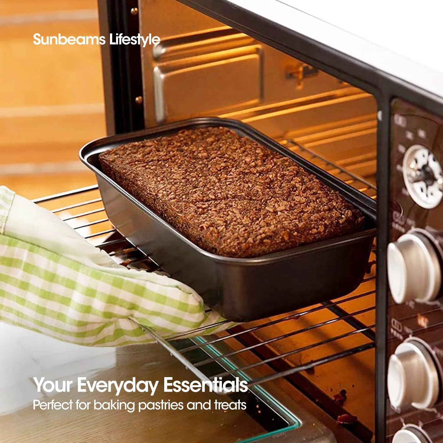 SLIQUE Loaf Pan 27x15x10cm | Oven Safe | Non-Stick
