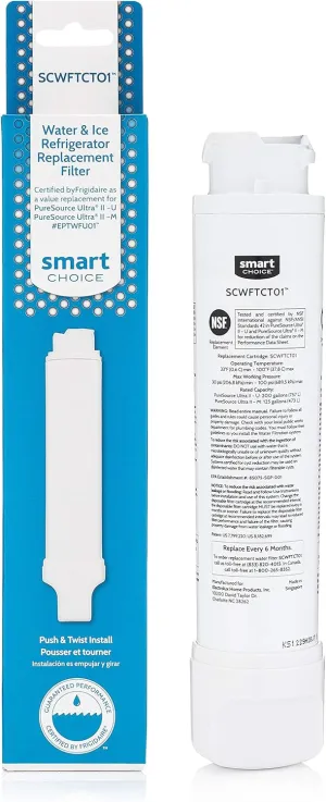 Smart Choice™ SCWFTCTO1 Replacement for EPTWFU01 & EWF02 Water Filters from Frigidaire and Electrolux