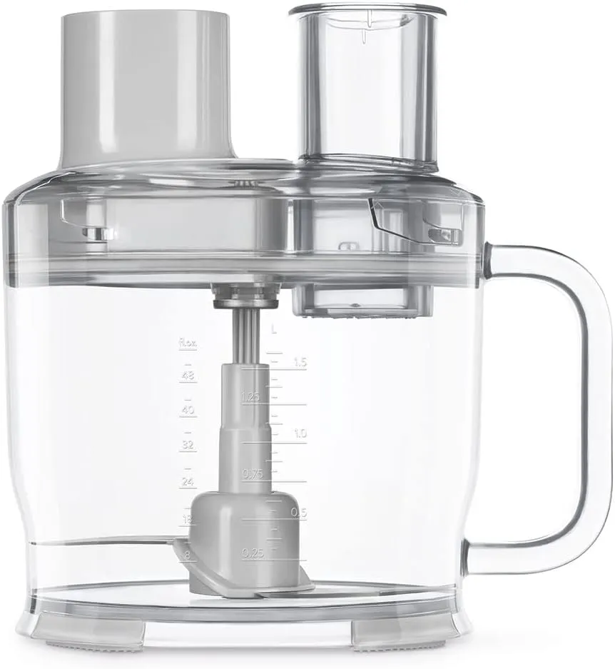 SMEG Hand Blender & Food Processor Bundle – HBF03 with HBFP11 Attachment – Retro Style, 350W Motor, Variable Speed, Tritan™ Renew Bowl, 5-in-1 Functionality, Black