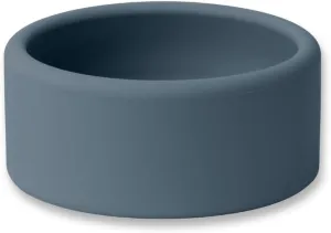 Solid Bowl, Silicone Bowl for Baby, Toddler & Kids, 9 fl oz, Non Slip, Heavy Base, Deep, Microwave & Dishwasher Safe, No BPA, Cereal, Soup, Snack Dishes & Dinnerware, Blue Hour